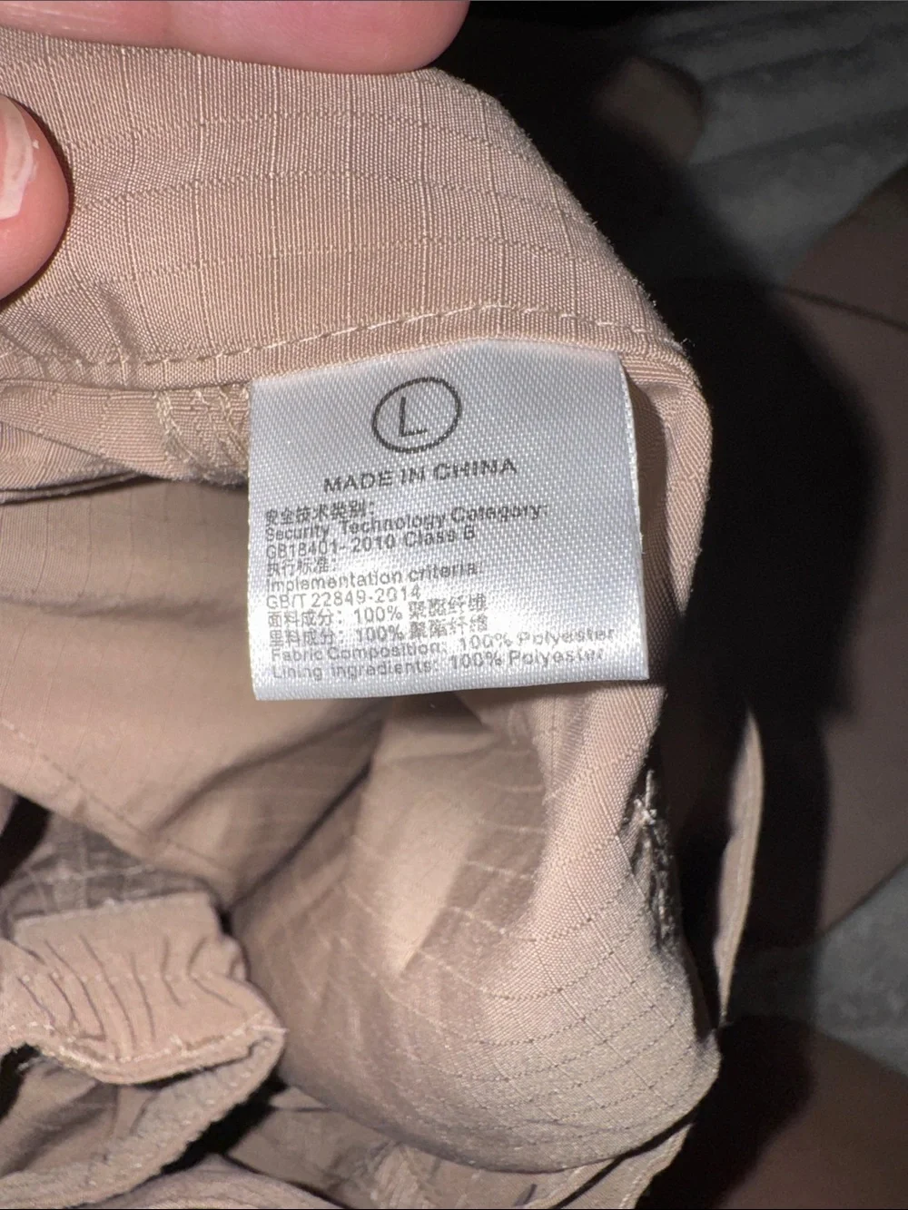 Men's Cargo Pants in Light Tan - Functional Everyday Wear